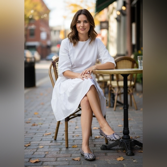 LUCKY BRAND SNAKE PRINT FLATS 10 - Picture 3 of 5